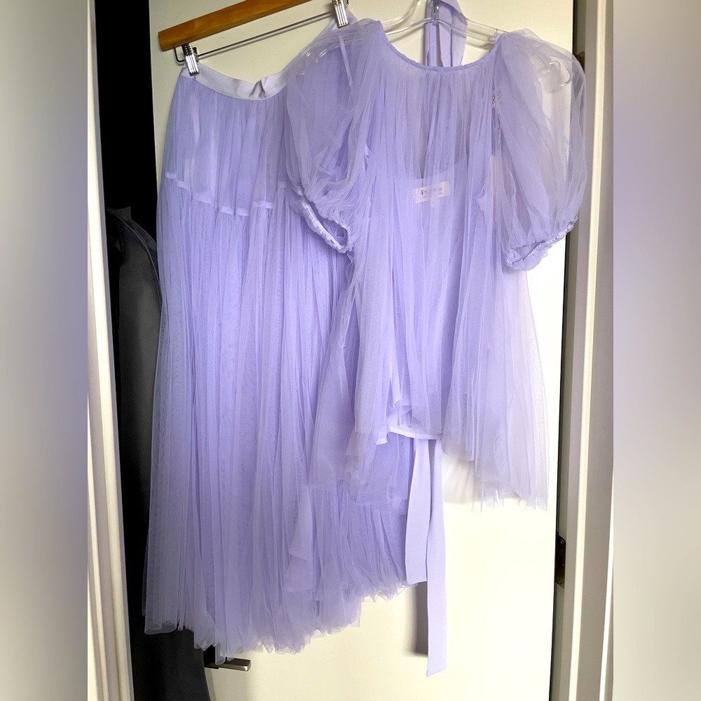 Gorgeous Psophia Tulle shirt and top set NWT …. Perfect party attire